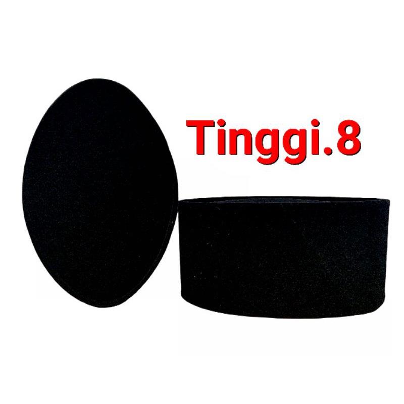 SONGKOK HITAM POLOS TINGGI 9 dan 8 PECI POLOS KUALITAS BAGUS HARGA MURAH