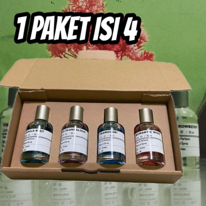 Bisa cod parfum isi 4 Best seller parfum tahan lama terlaris