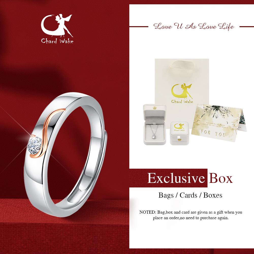 Chard Wake Cincin Pria Couple Perhiasan Fashion Original Free Size Dilapisi Platinum Anti Pudar Cincin Cowok