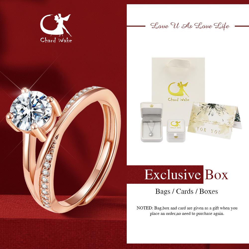 Chard Wake Cincin Wanita Titanium Original Zircon Perhiasan Fashion Korea Cincin Cewek Rings Kotak Indah