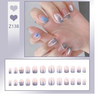 SC KP KUKU EXTENSION WANITA KUKU PALSU MANICURE FAKE NAIL ART 3D MOTIF HIASAN FEMINIM