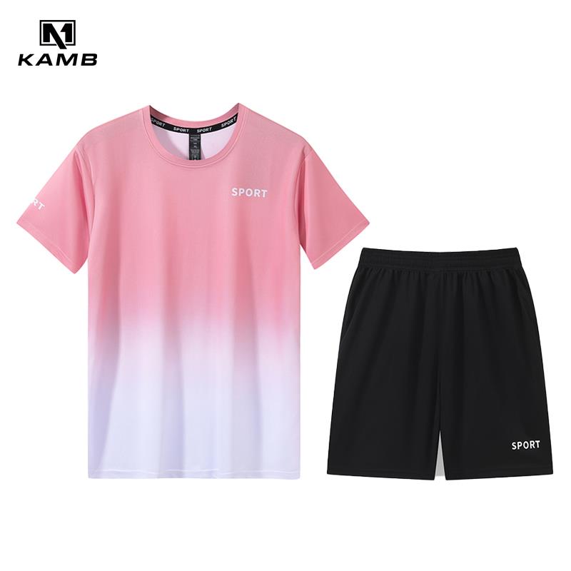 KAMB baju olahraga Wanita sport /Badminton/ Lari 1 Set Gym Running