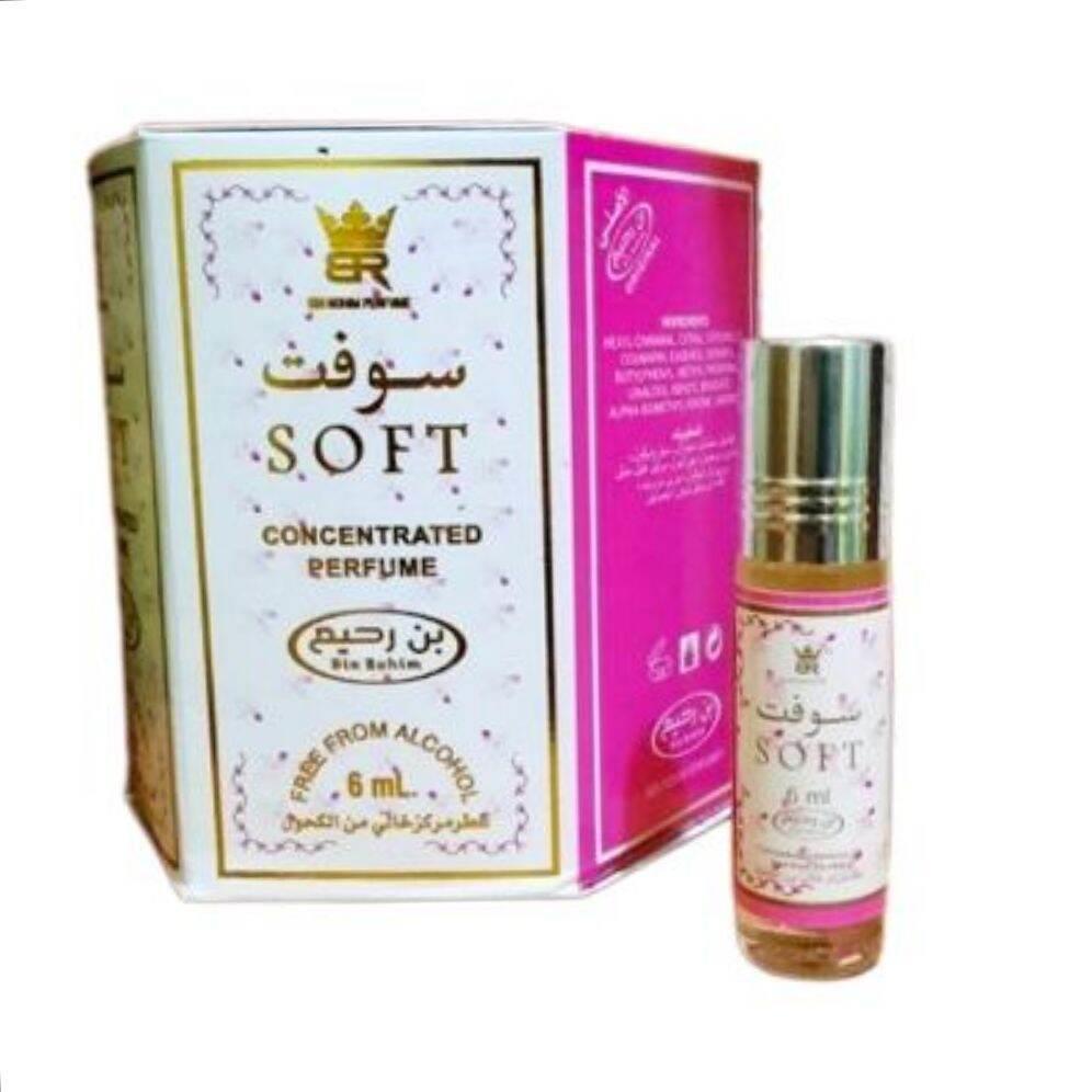 Parfum SOFT Bin Rohim Roll On 6ml Perbox isi 6 Pcs