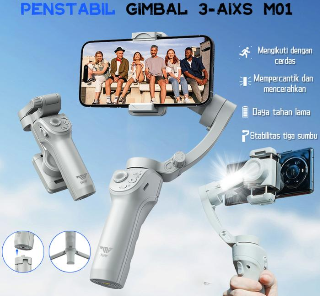 gimbal stabilizer smartdpone M01PRO 3AXIS