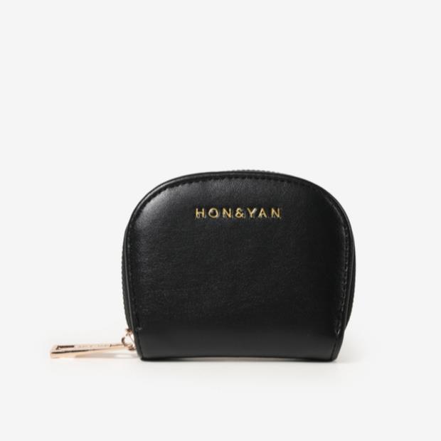 HONYAN Dompet Wanita Dania Short Wallet Bahan Kulit PU Leather Premium Dompet Mini Resleting