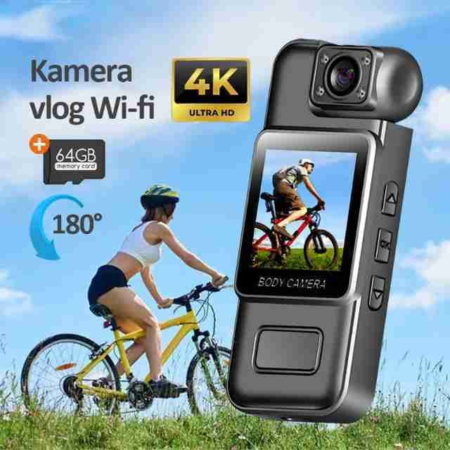 Osmo Action Camera V3 4K Ultra HD dengan WiFi dan Lensa Rotasi 180° - Kamera Vlog Portabel