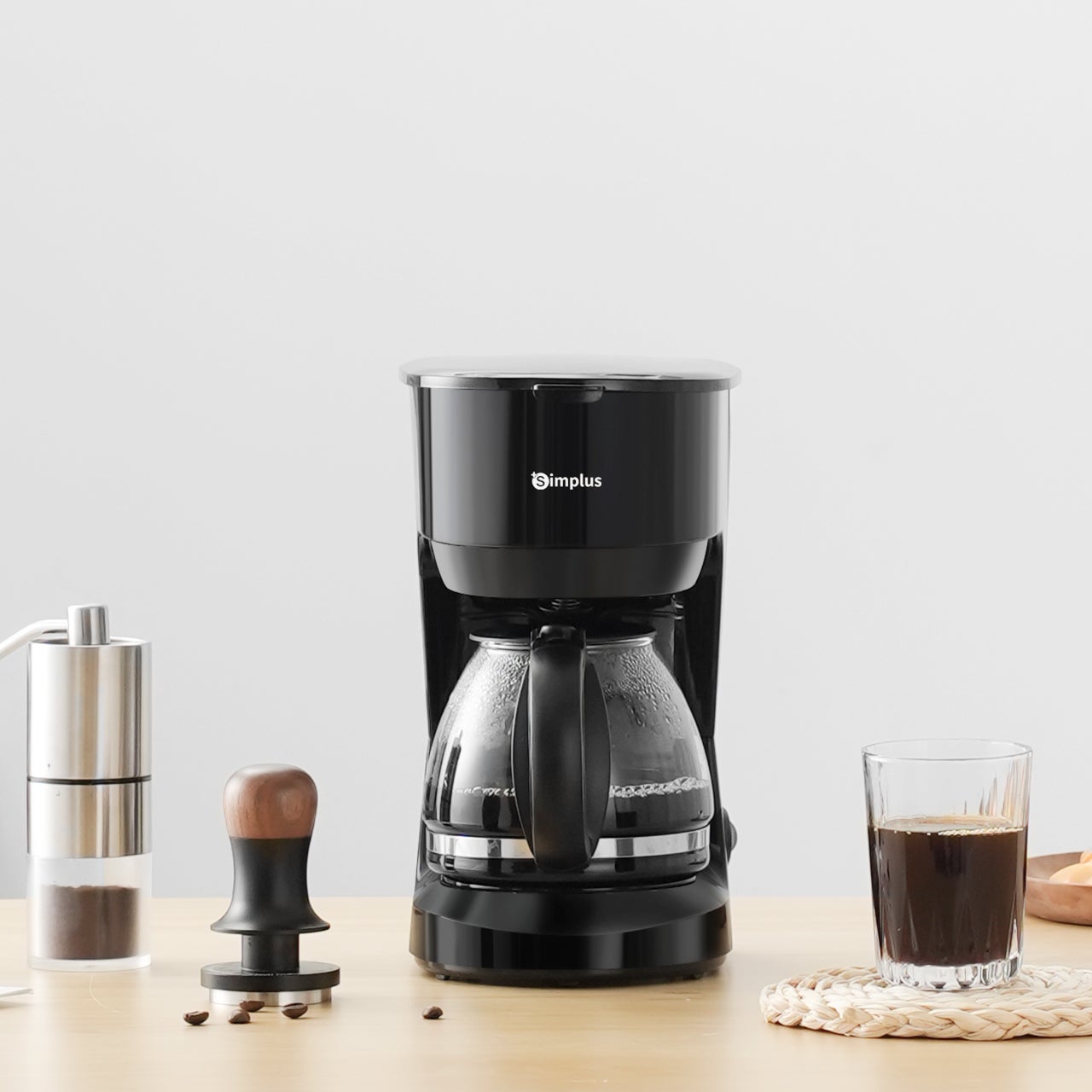 Simplus Coffee Maker Mesin Kopi 750ml pembuat kopi espresso americano otomatis upgraded