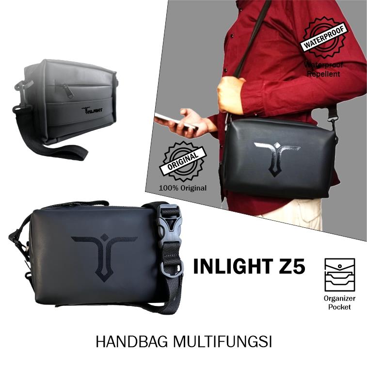 Tas Slempang Bahu Multifungsi Style Pria Wanita – INLIGHT Z5 Clutch / Handbag Anti Air