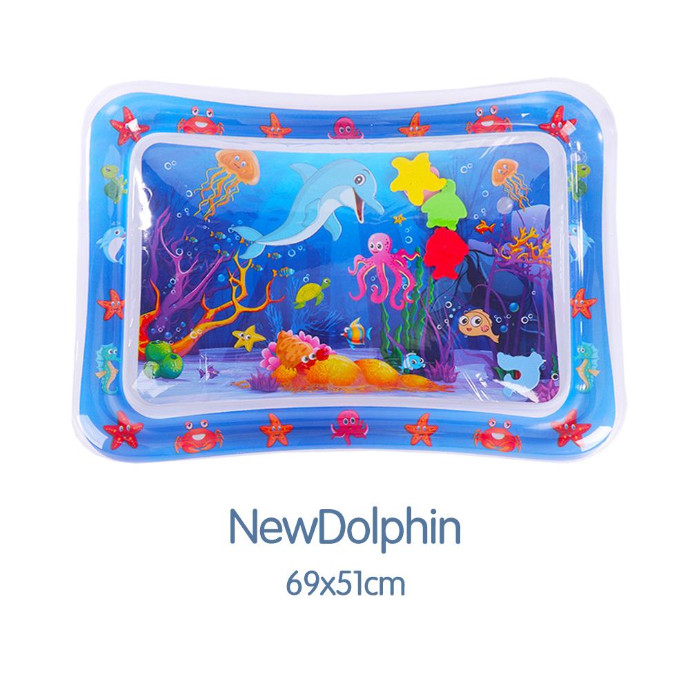 BEVAVAR Water playmat baby kartun Tummy time playmate Matras air bayi