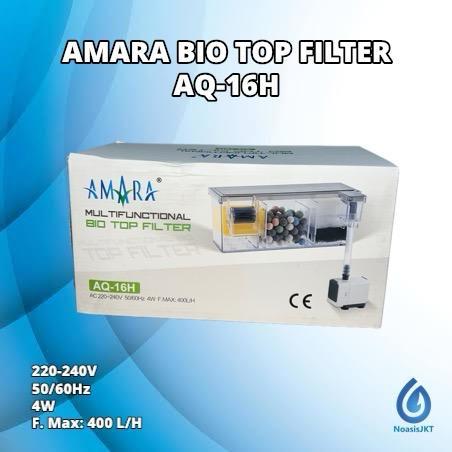 AMARA Multifunctional Bio Top Filter - Filter Aquarium Komplit AQ 15H 16H 17H 18H