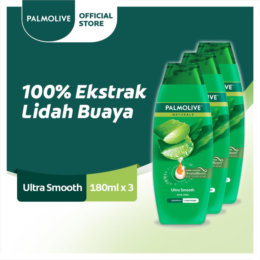 Palmolive Naturals Ultra Smooth Shampo & Conditioner 180 ml x 3