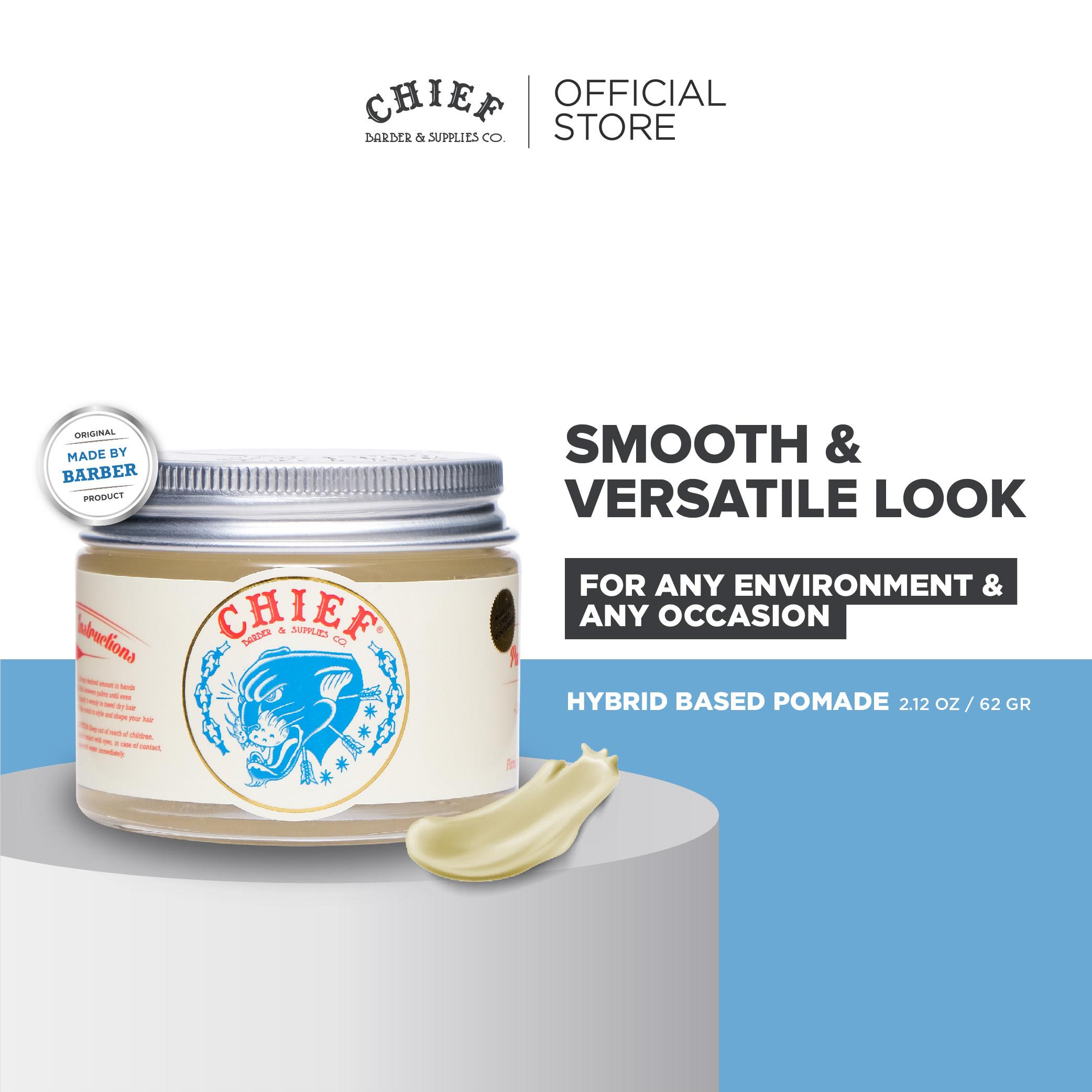 Chief Panthera Hybrid Pomade 60 gr – Versatile Look dan Wangi Nanas – Olive Oil & Vitamin E – Rambut Styling Pria