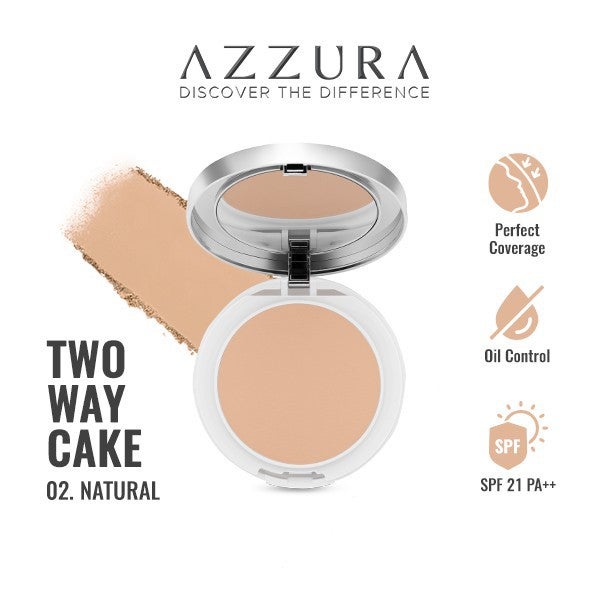 Azzura Two Way Cake All Day Finish SPF 21 PA++