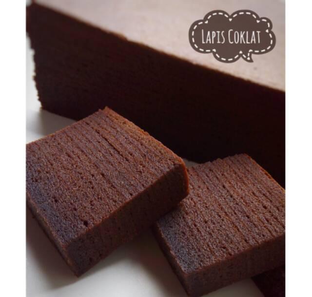 Kue Lapis Legit Coklat 17x17cm Makanan Enak Murah Gratis Ongkir