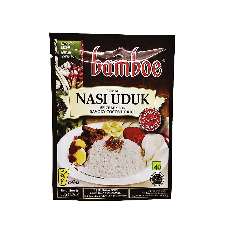 Bumbu Bamboe Export 32 Varian Rasa | Bumbu Dapur | Bumbu Instan | Bumbu Masak| Gule kare opor rendang soto ayam Madura betawi | Rawon | Nasi Goreng pedas | Ayam goreng kalasan | semur | krengsengan | nasi liwet uduk | Bali | rujak | Nasi kuning | Ricarica