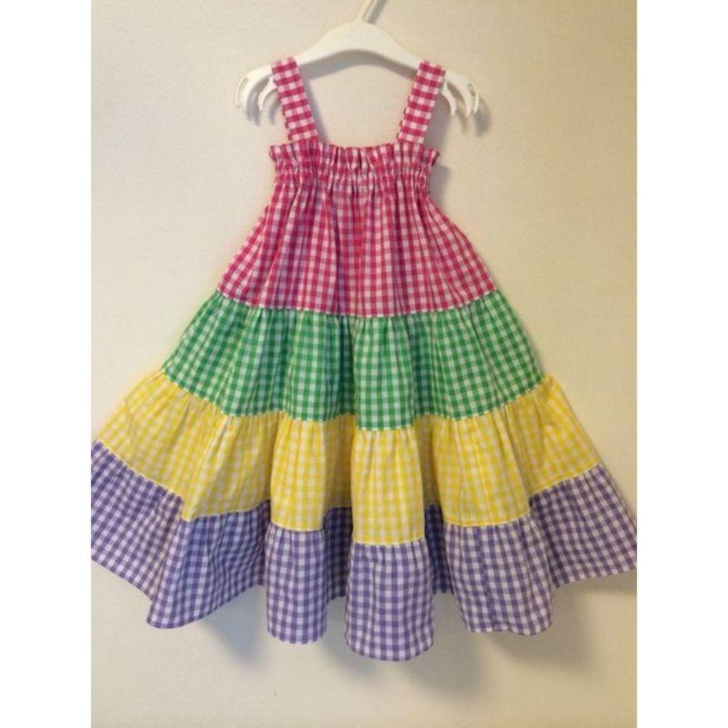 Dress Anak Perempuan Pelangi / Dres Anak Rainbow Lucu 1 - 13 TAHUN