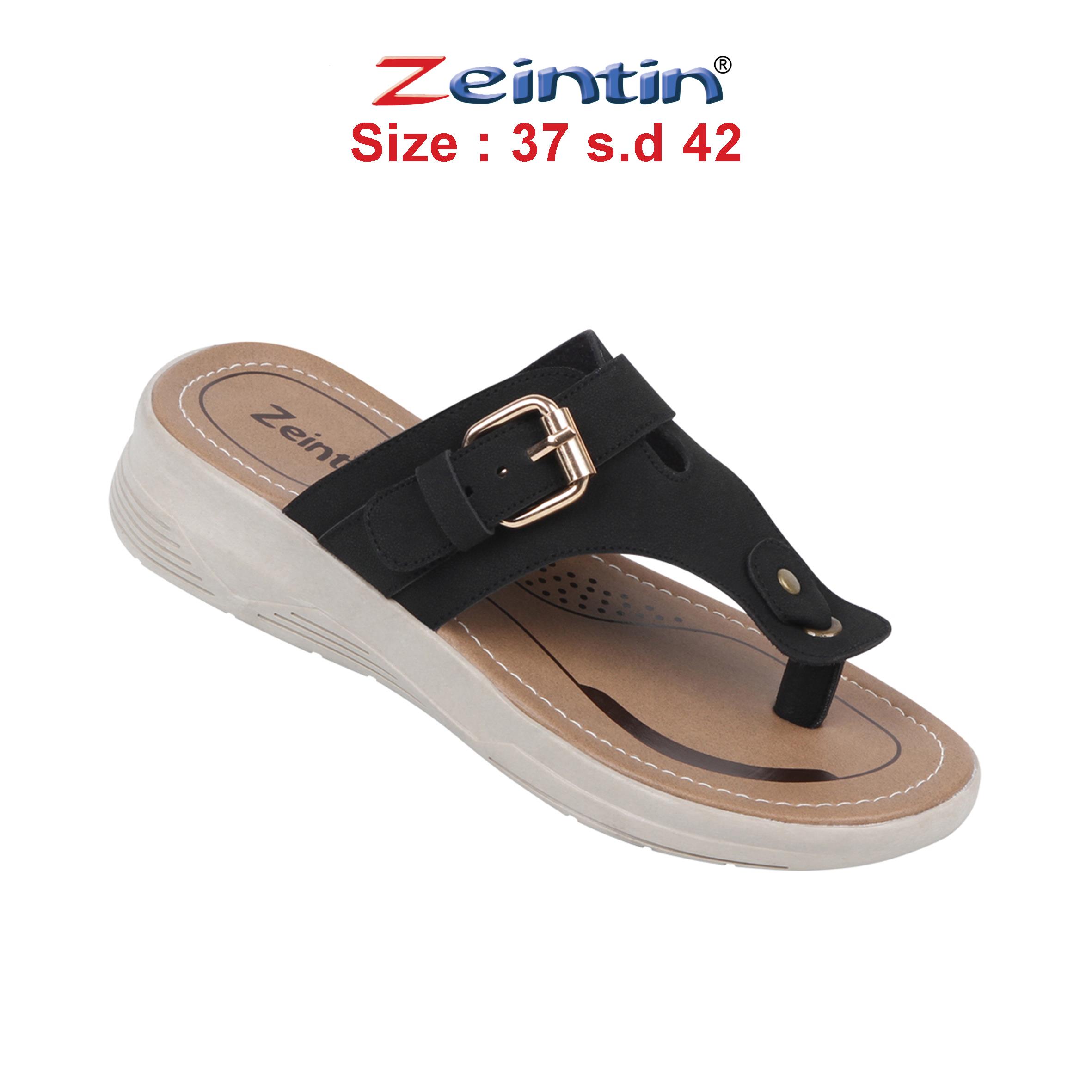 Zeintin - Sandal Selop Wanita Terbaru Sandal Wedges Wanita Kekinian HP