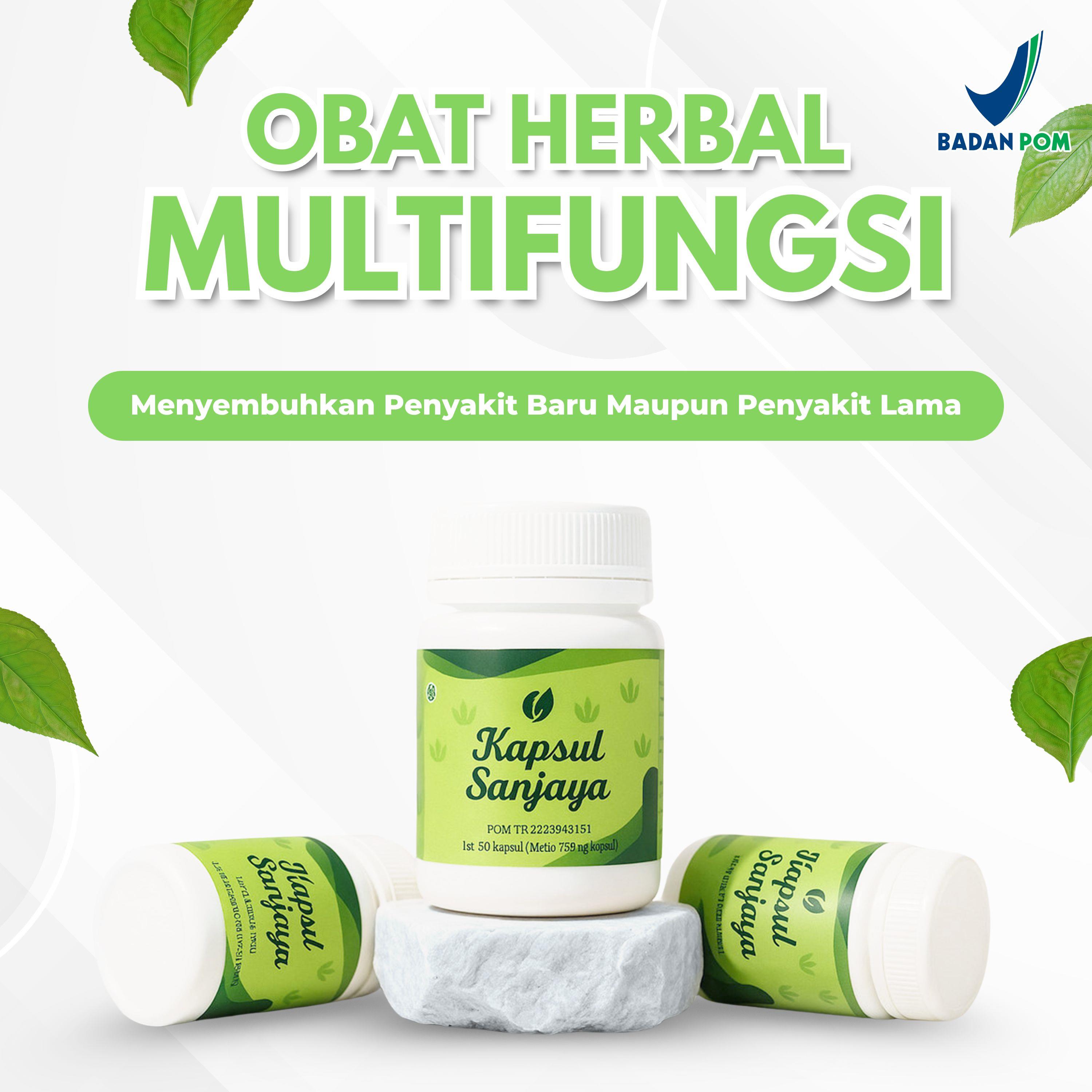 Sanjaya Obat Herbal 84 Kapsul - Membantu meredakan Pegal Linu & Encok Secara Alami | Bisa Bayar Di Tempat