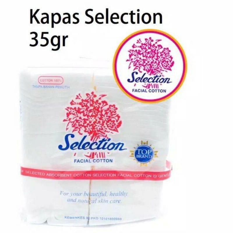 KAPAS SELECTION FACIAL COTTON 35GR/50GR/75GR/ SELECTION COTTON BUD