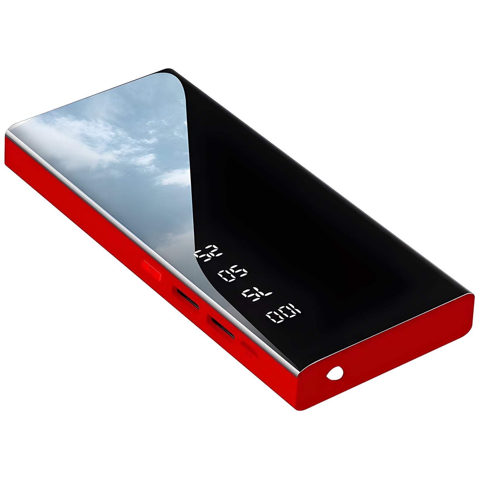 YIBAO Powerbank 50000mah Digital Display Power Bank Portable Charging Power bank Slim External Battery Pack Full Mirror Charging Treasure