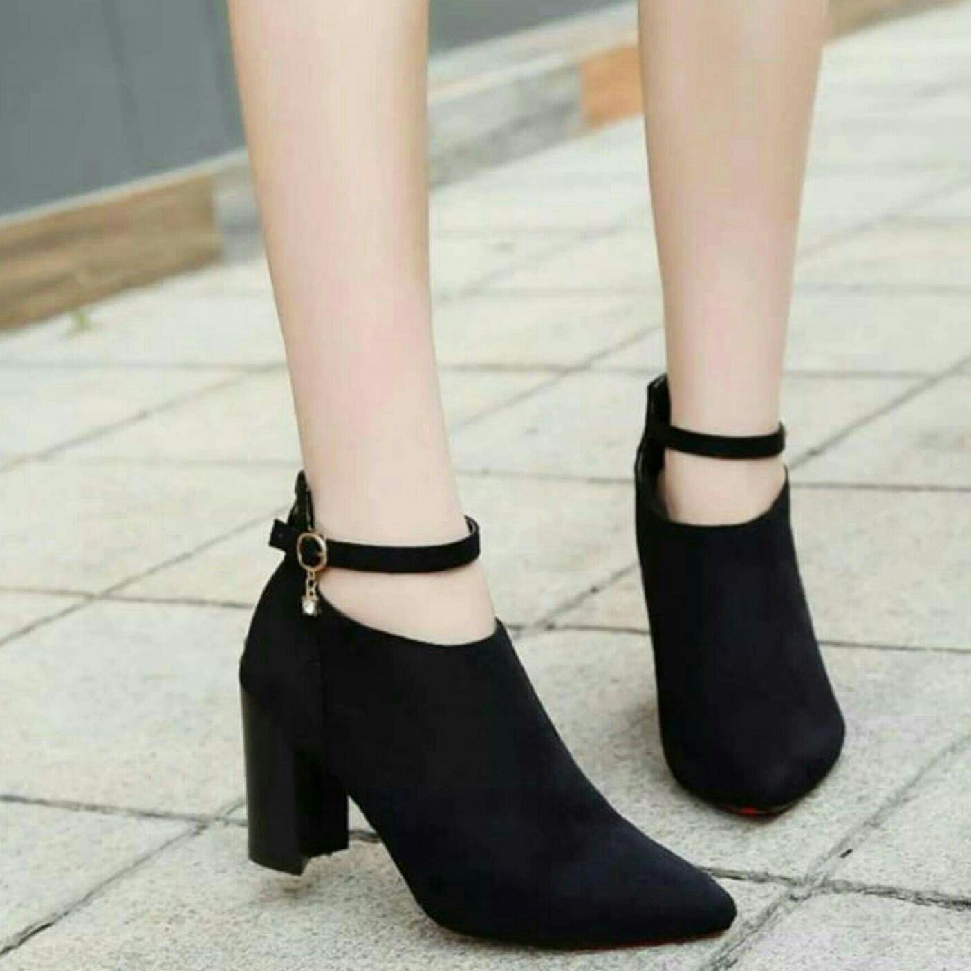 MG sepatu heels wanita mr37 fashion korean style kondangan kekinian