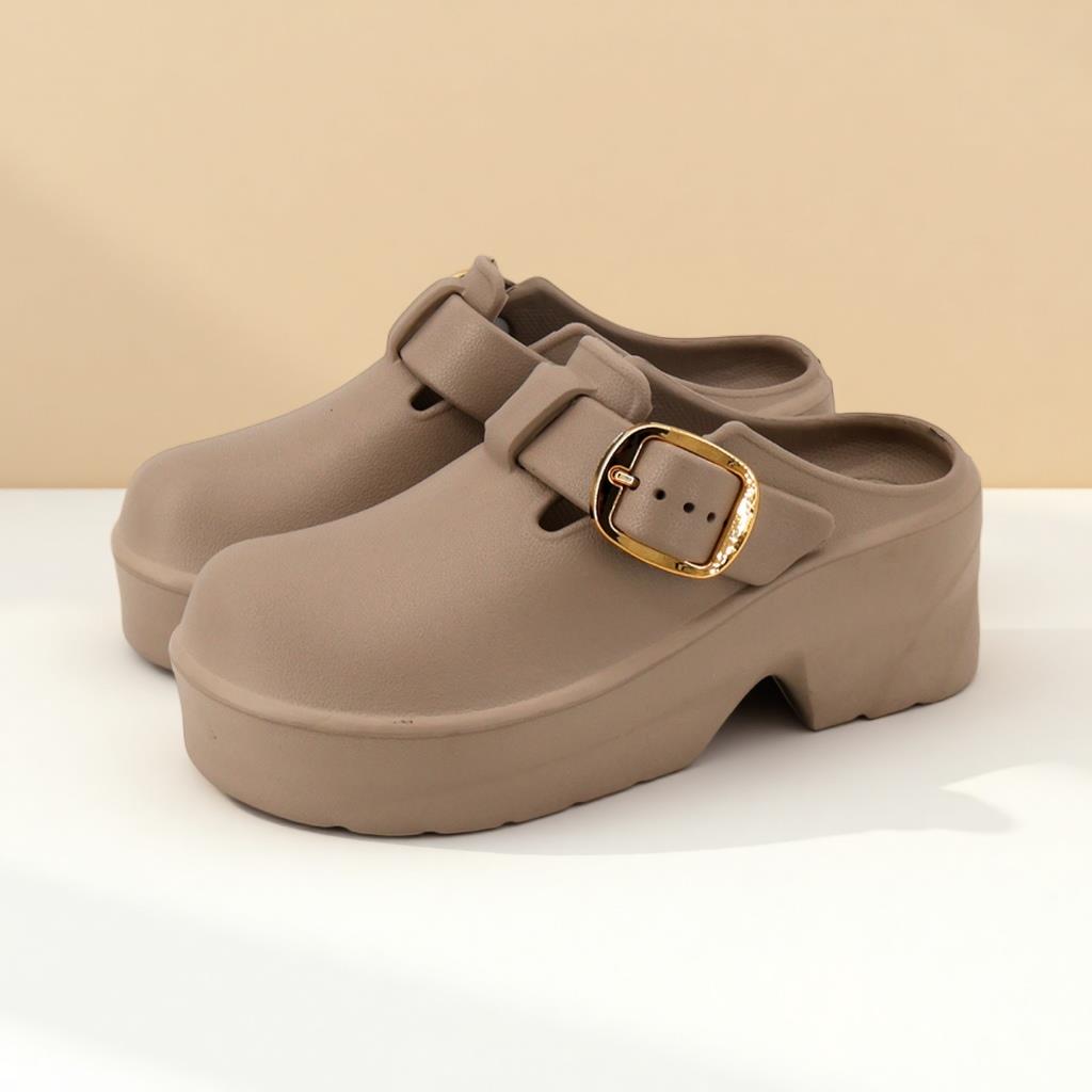 TAKIDTOO Sandal Slop Wanita Sandal Wanita Kekinian Sandal Wedges Wanita Korean Style