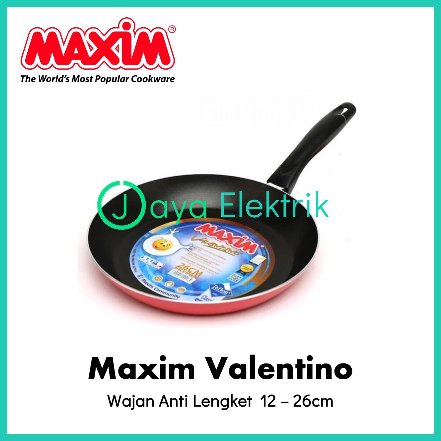 MAXIM Valentino Wajan Teflon Anti Lengket - Frypan Maspion Penggorengan Non Stick