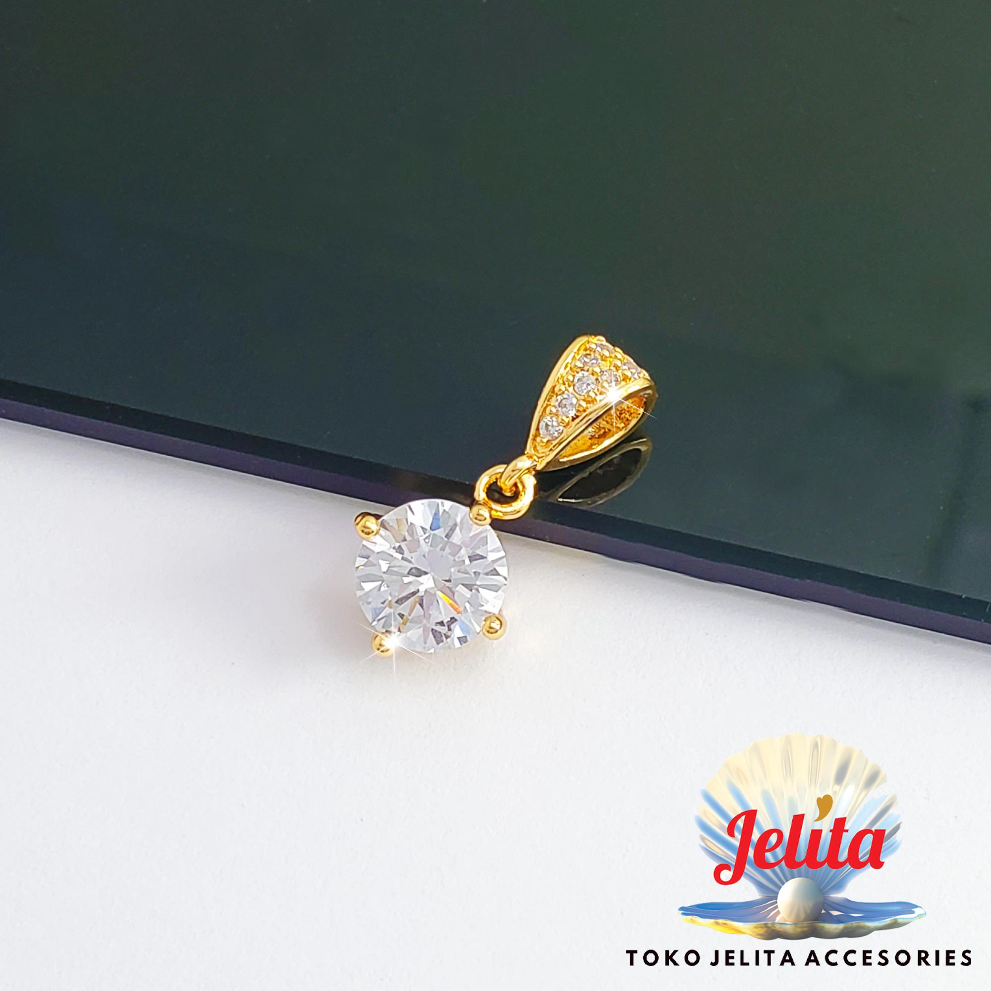 Liontin Mata Satu Jelita Permata Gold Lapis Emas 24K