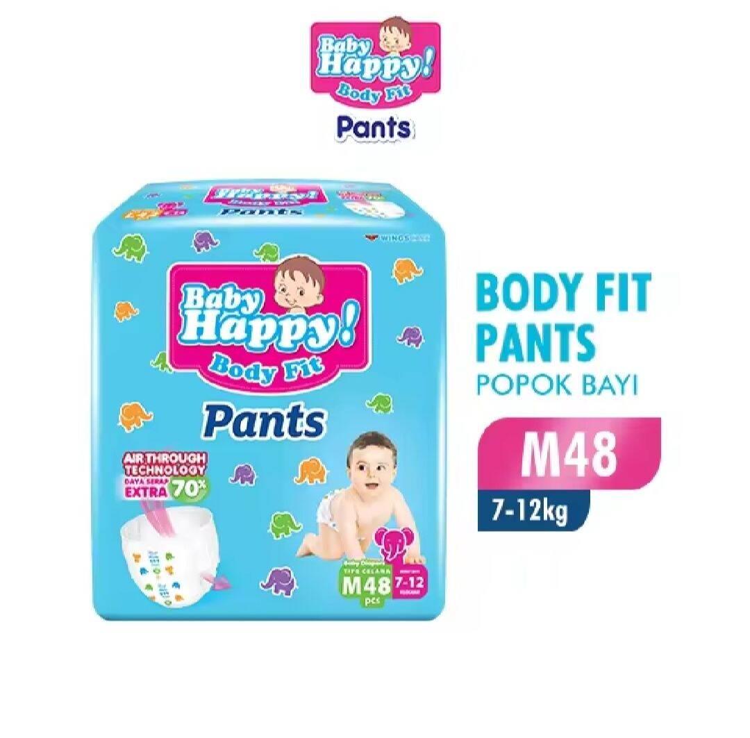 BABY HAPPY PANTS S38-2 M32L28 XL26 XXL24 ( TIPE CELANA)