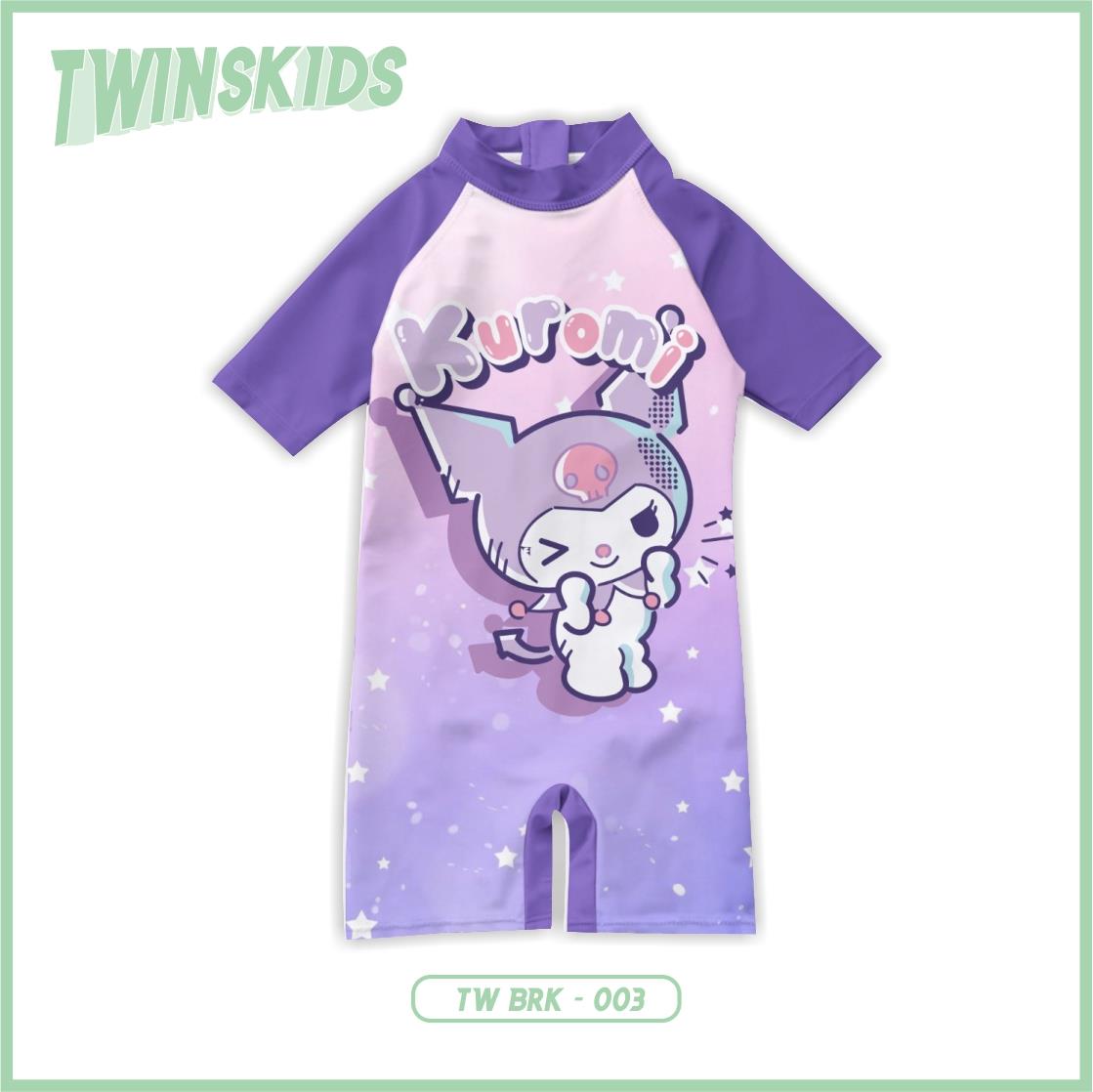 Baju renang anak perempuan motif kuromi BRK02