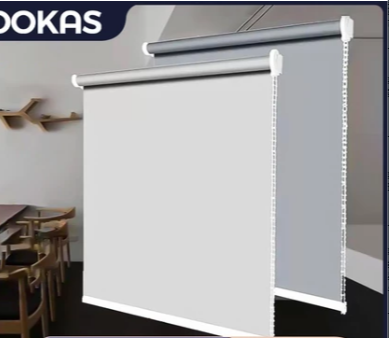 Roller Blind Jendela Blackout Tirai Jendela Gulung Minimalis Dengan Headrail Chain Standar