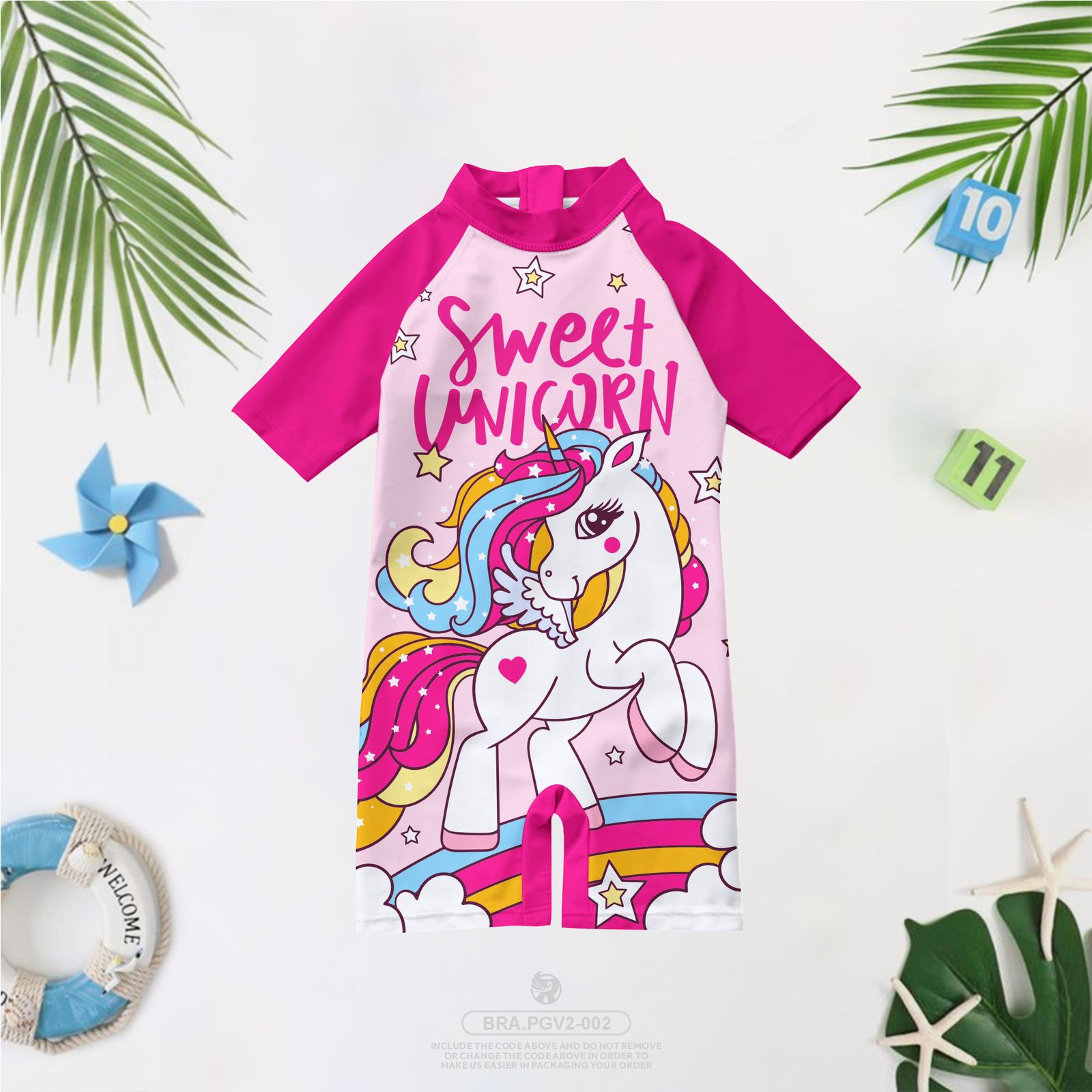 Baju Renang Anak Perempuan Motif Pinky Gils Terbaru