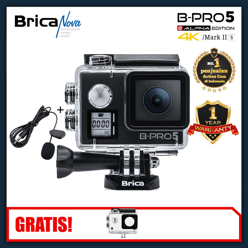 Brica B-Pro 5 Alpha Edition 4K Mark II S - AE2S - Black - Garansi Resmi