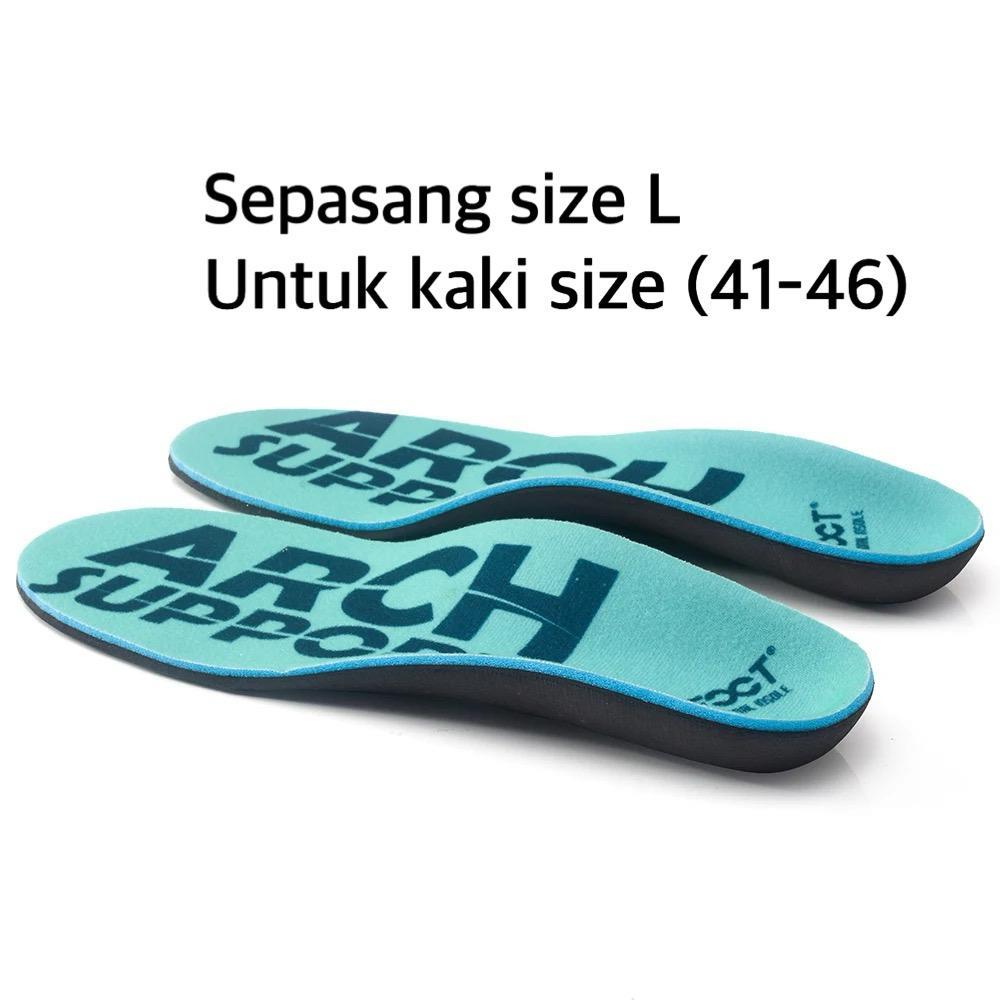 INSOLE SEPATU KAKI DATAR ARCH SUPPORT UNTUK PRIA DAN WANITA ALAS SEPATU RINGAN