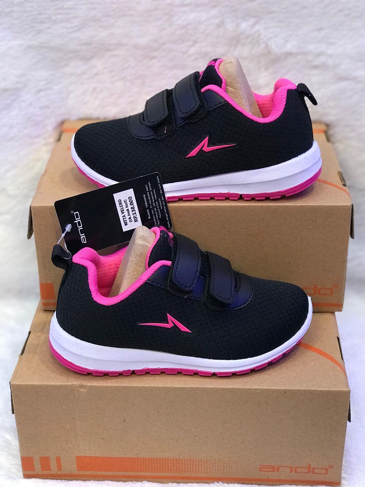 Sepatu sekolah ANDO NITTA ELSIE ZORA BSC SZ 29-36(FREE KAOS KAKI)