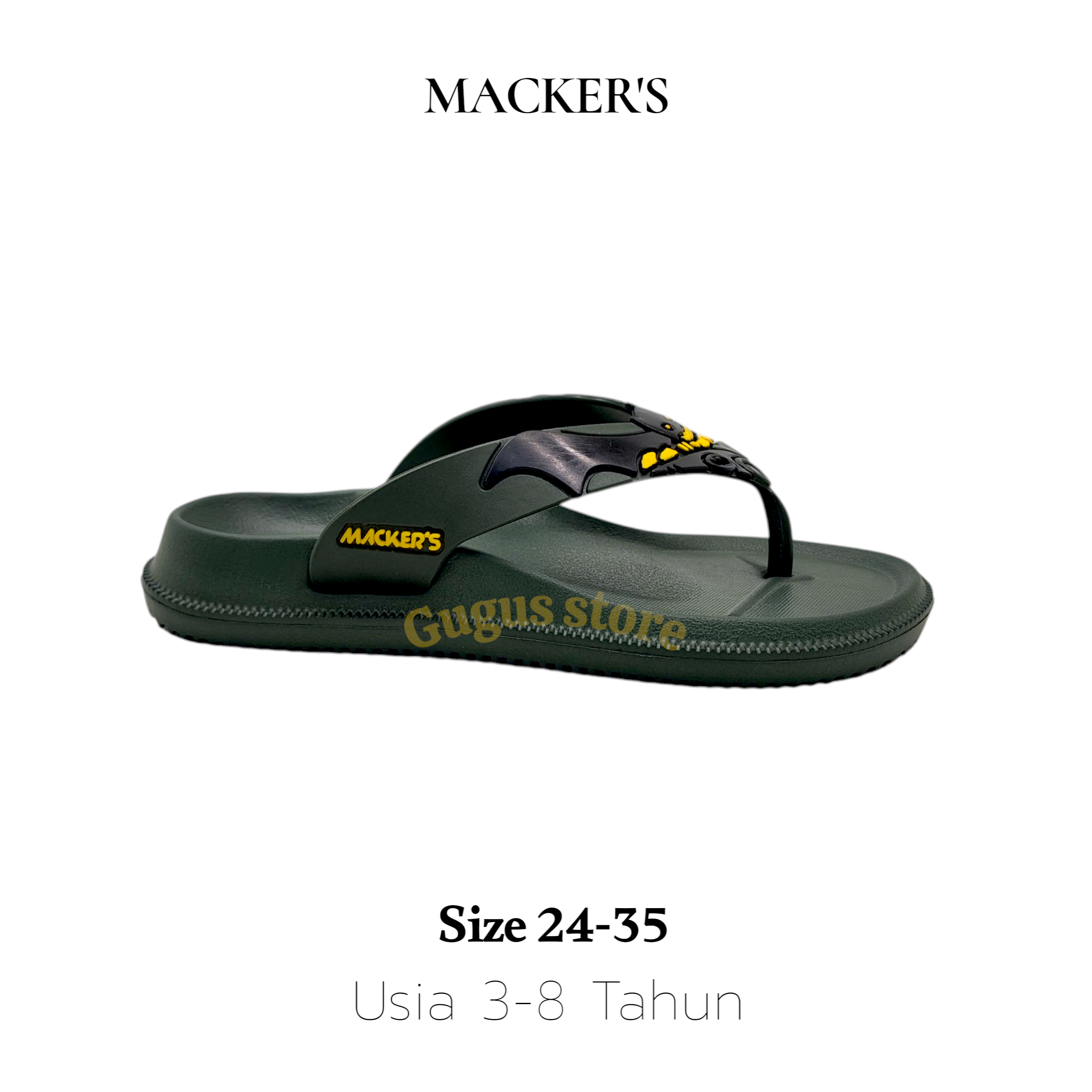 Sandal Jepit Anak Laki Laki Terbaru Kekinian Karakter Super Hero Jugs Batman Forever