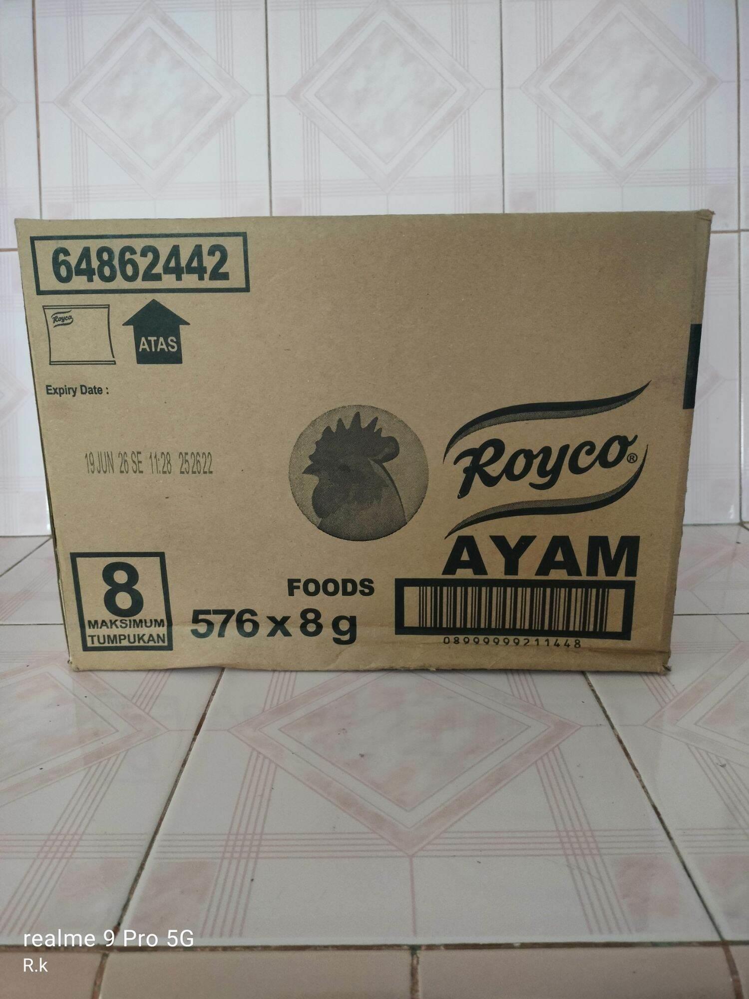 Royco rasa ayam 1 karton (576 sachet x 8 gram) | royco rasa ayam | royco rasa sapu | royco rasa sapi 1 karton | royco rasa ayam