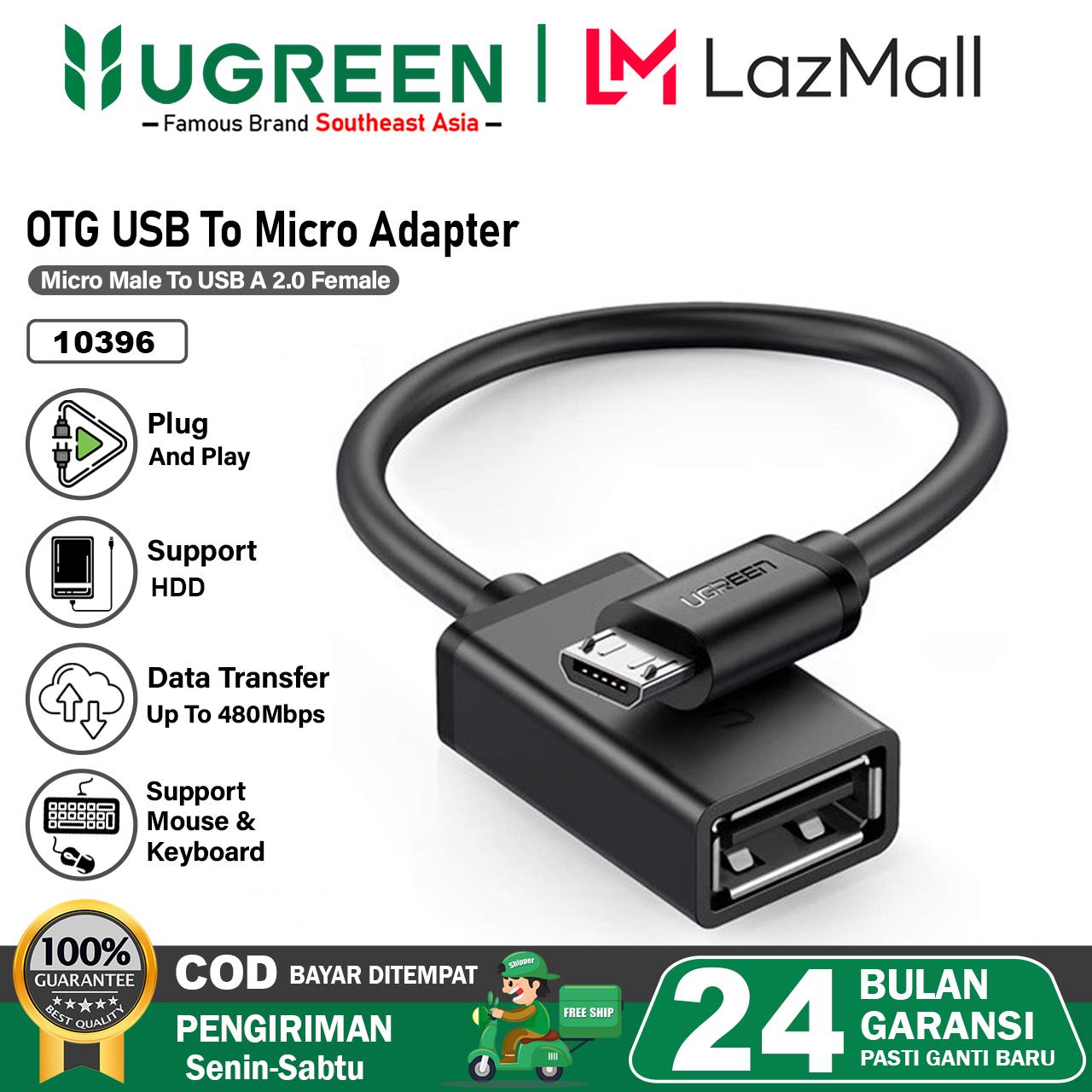 UGREEN Kabel OTG Micro USB to USB 2.0 Female 10396