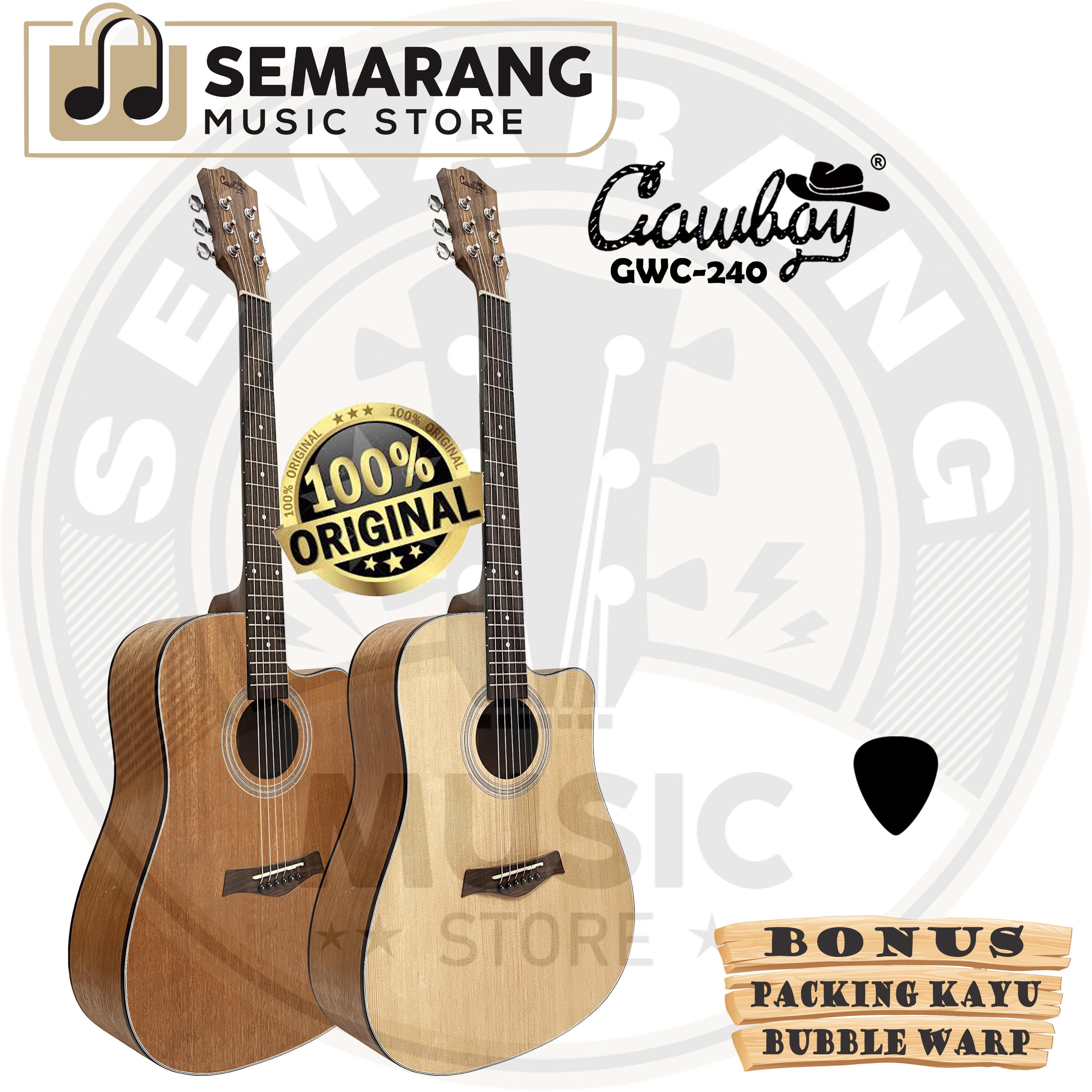 ORIGINAL!!! Gitar Akustik Elektrik Cowboy GWC-240 NA / GWC 240NS Gitar Cowboy Original