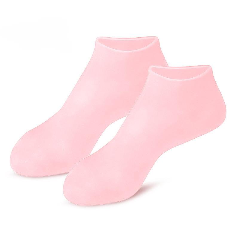 ROZEL Kaos Kaki Silicone Moisturizing Foot Socks Cracked Heel Anti Kaki Anti Cracking Moisturizing Gel Sock Pecah Putih