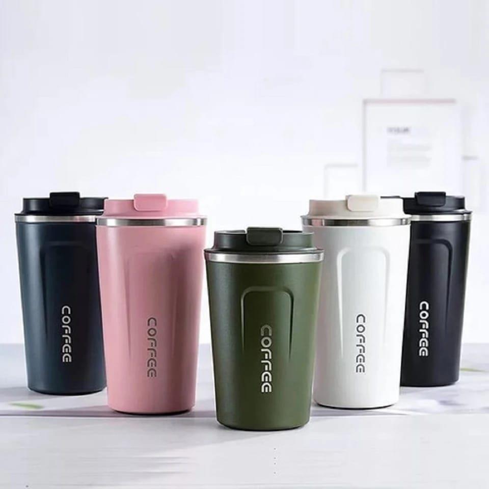 Termos kopi tumbler coffee stainless steel 380ml 304 SUS travel mug tahan panas
