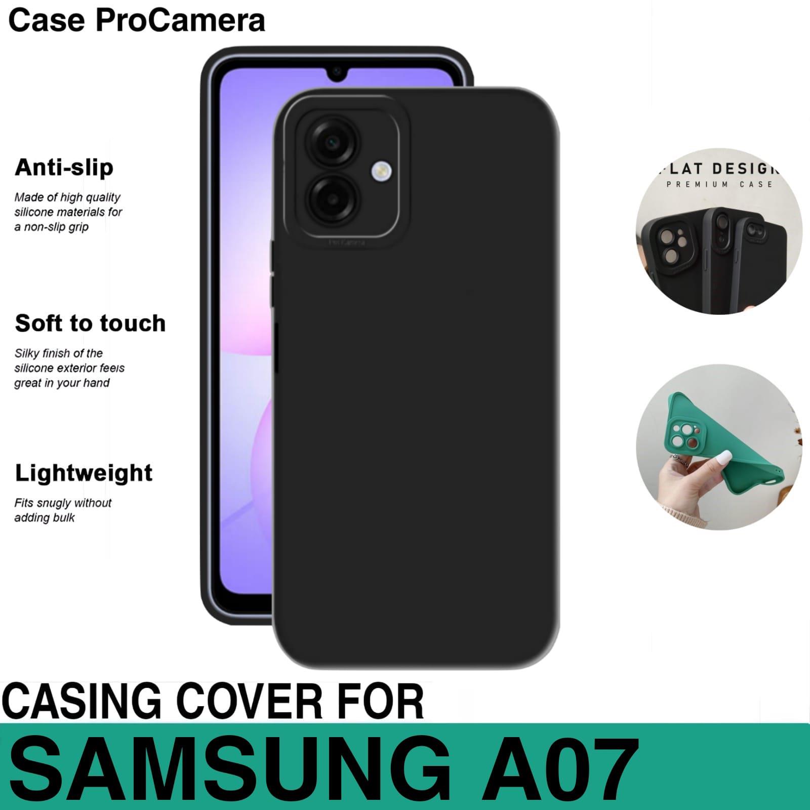 Promo Case SAMSUNG GALAXY A07 Liquid Macaron Pro Camera Premium Casing Cover