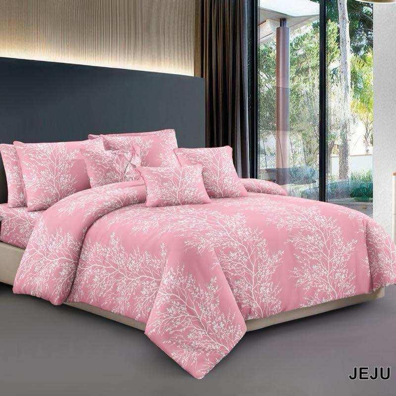 BEDCOVER SET SPREI JEJU KOREA PREMIUMM UKURAN 180 KING 160 QUEN