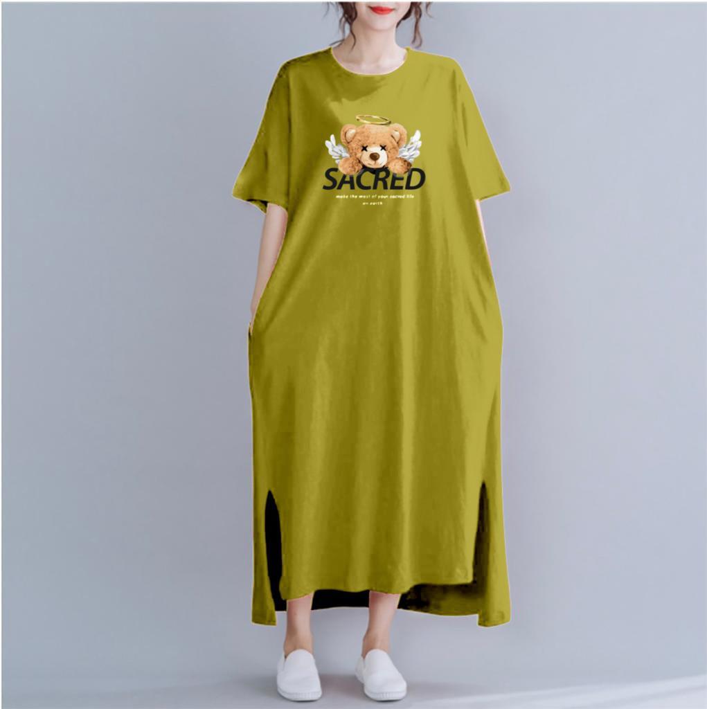 long dress jumbo ld 120 cm dan ld 140 cm/dress jumbo wanita