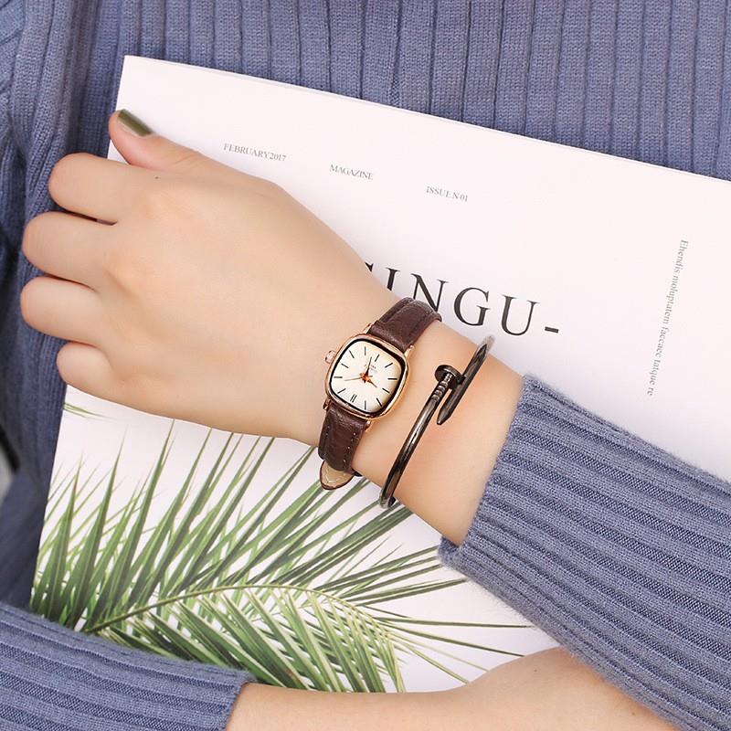 Watchyou Jam Tangan Wanita A0003 Gaya Retro Untuk Bisnis Korean Importi