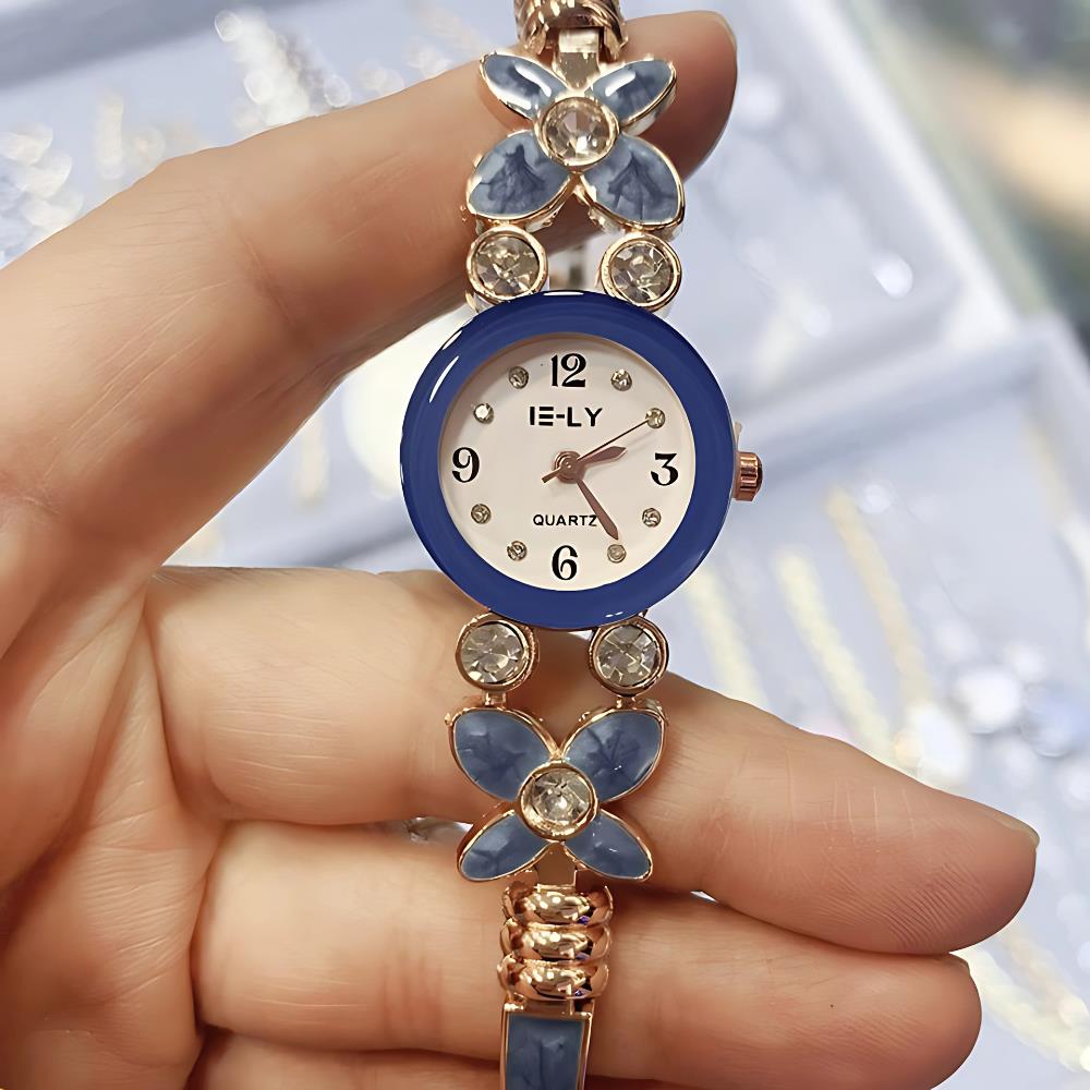 Jam Tangan Wanita Fashion Rantai Stainless Gelang Terbaru 2026