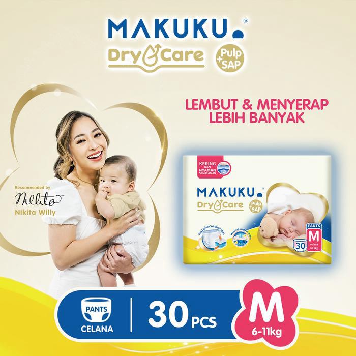 MAKUKU Diapers Dry Care NB/S/M/L/XL/XXL - Popok extra Lembut - Lavie baby house