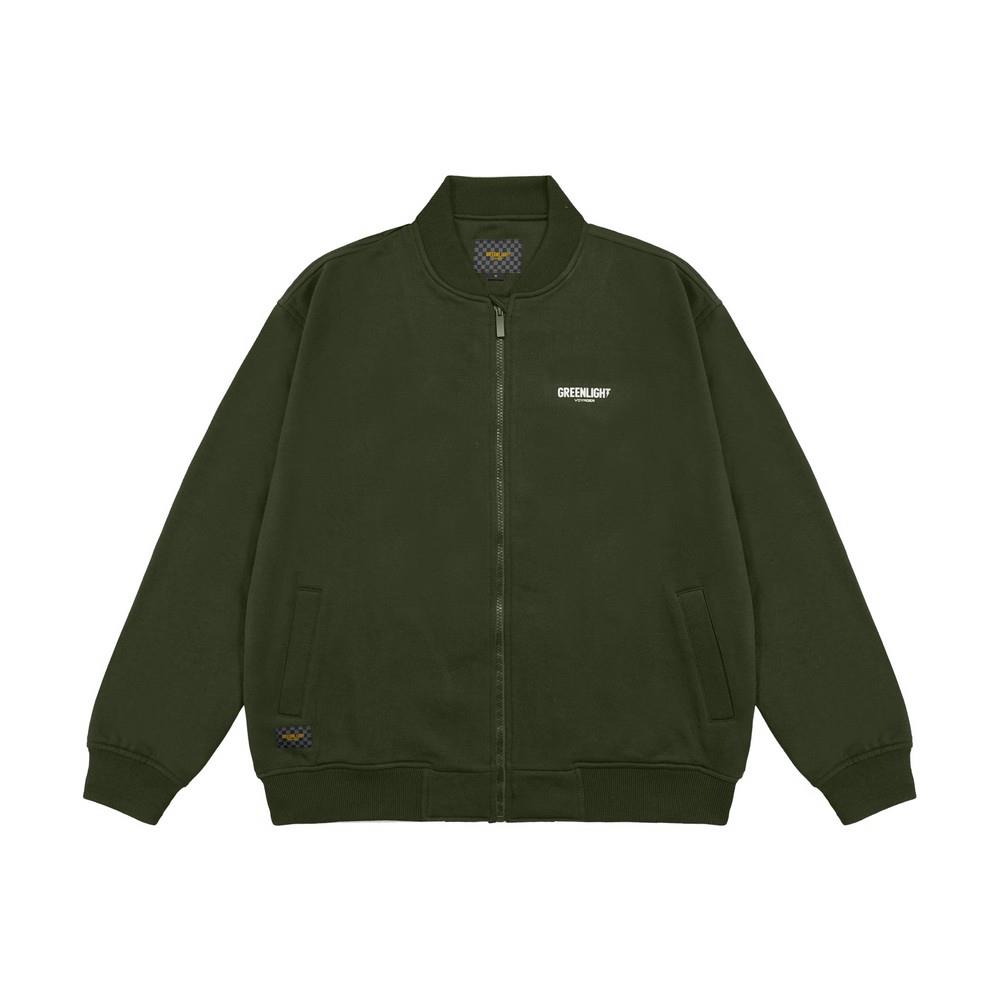 Greenlight Voyager Jaket Bomber Pria Regular Fit Fleece Radion HP-C020825