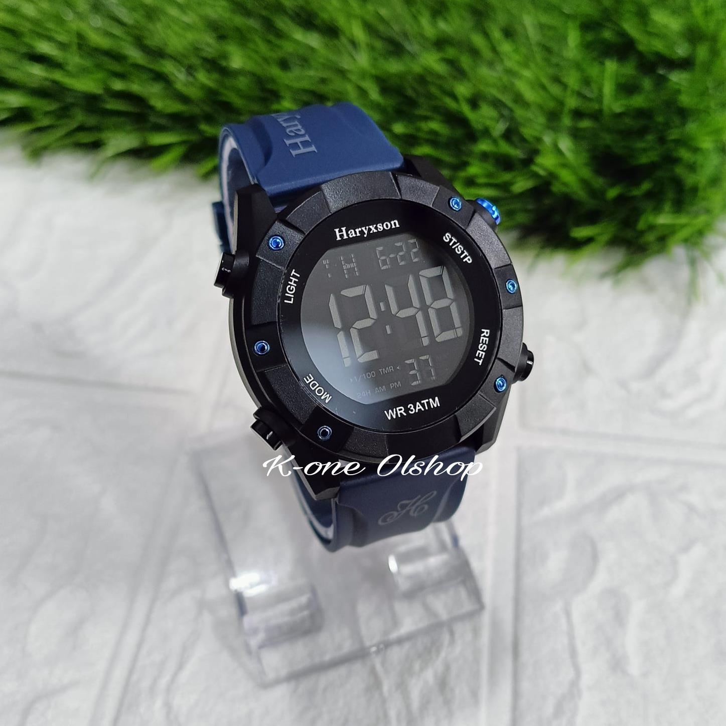 Jam Tangan Digital Haryxson Water Resistant Jam Tangan Digital Tahan Air Jam Tangan Digital Pria