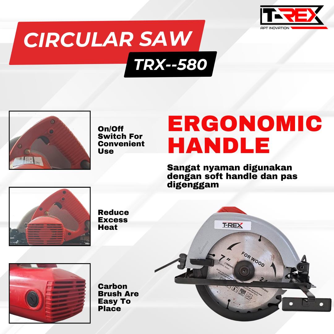 BSW MESIN Circular Saw 7 Inch Gergaji Listrik Circle Potong Kayu Potong Triplek WIJAYA TEKNIK